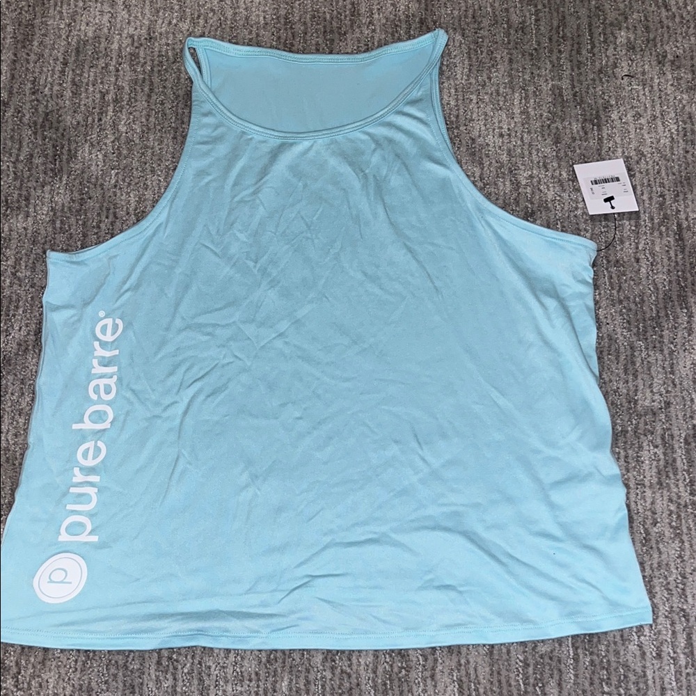 Pure Barre Sky Blue Sleeveless Top